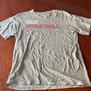 Nike Heather Gray Basketball Tee youth XL